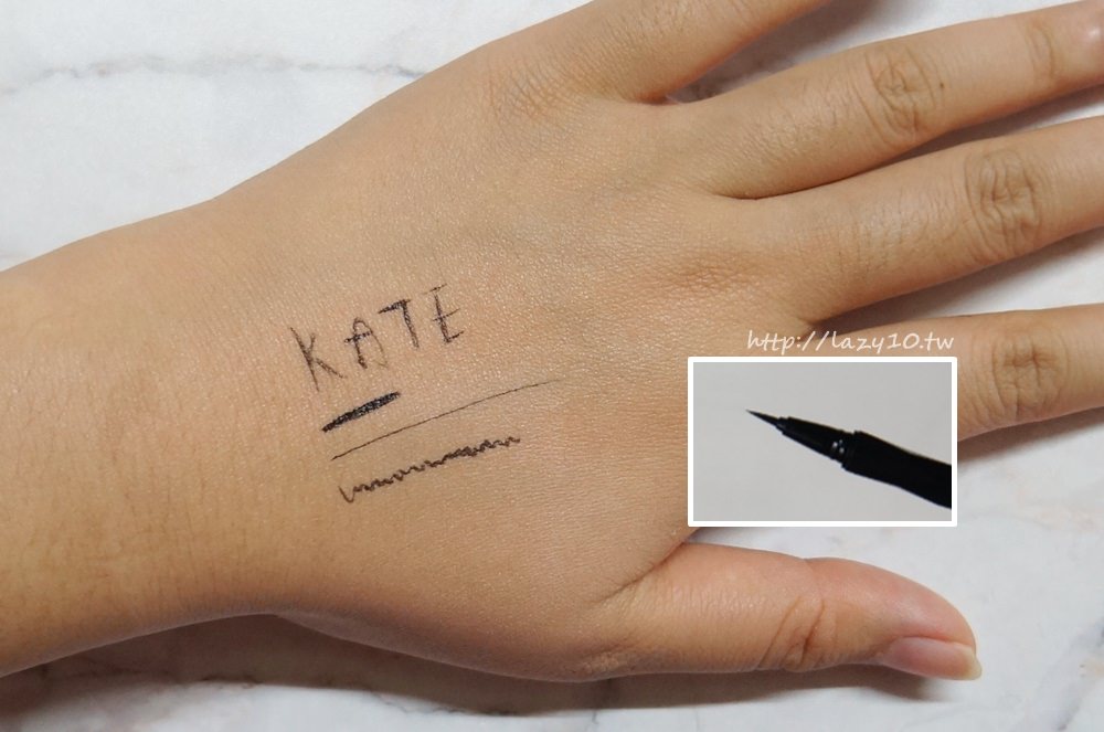 KATE進化版持久液體眼線筆EX●手殘人快試試！好握、好畫、超顯色的眼線液