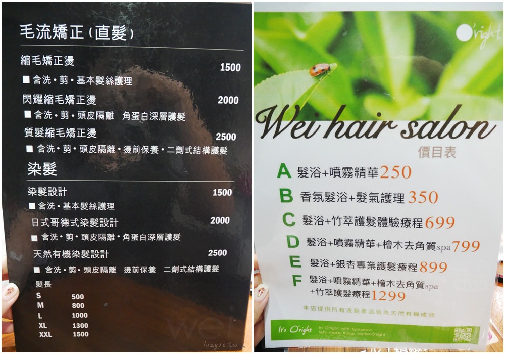 高雄鳳山美髮推薦 | Wei hair salon，頭皮也要定期spa保養(PLARMIA沙龍頭皮保養/哥德式3劑結構護髮)