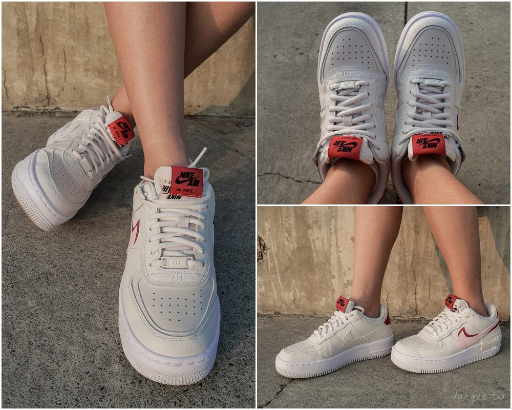 Nike Air Force 1 Shadow女鞋開箱，時尚好穿搭的運動鞋款