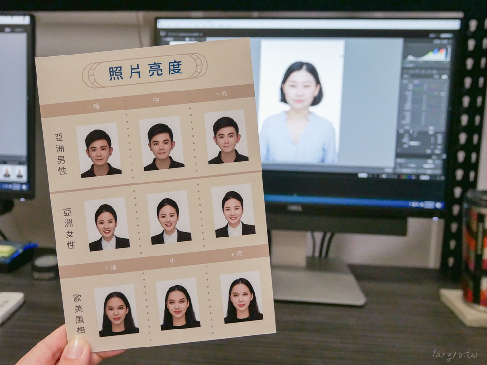 高雄妝髮證件照推薦 | 清新韓風大頭照，「大頭大頭拍照不愁」一次拍到好(現場取件/護照身分證可用)