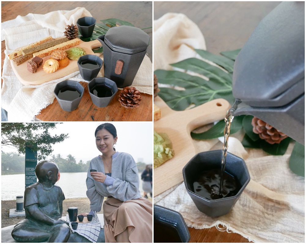 旅行茶具組 | 自在坊茶具開箱-爬山、露營、野餐超便利的泡茶快客杯