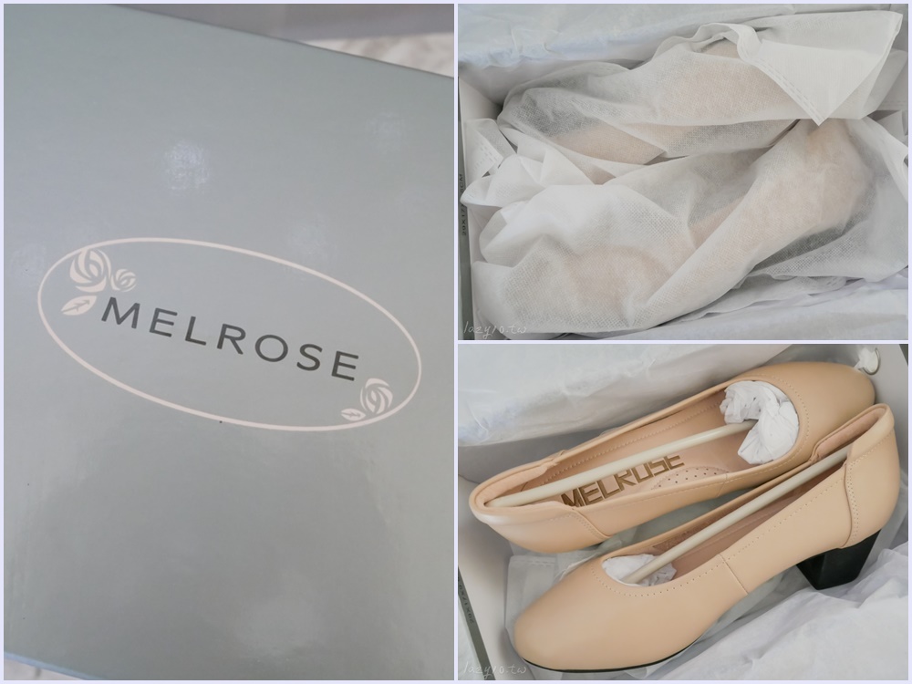 上班高跟鞋推薦 | 通勤也舒適的MELROSE女鞋-經典素雅純色全真皮高跟鞋開箱評價